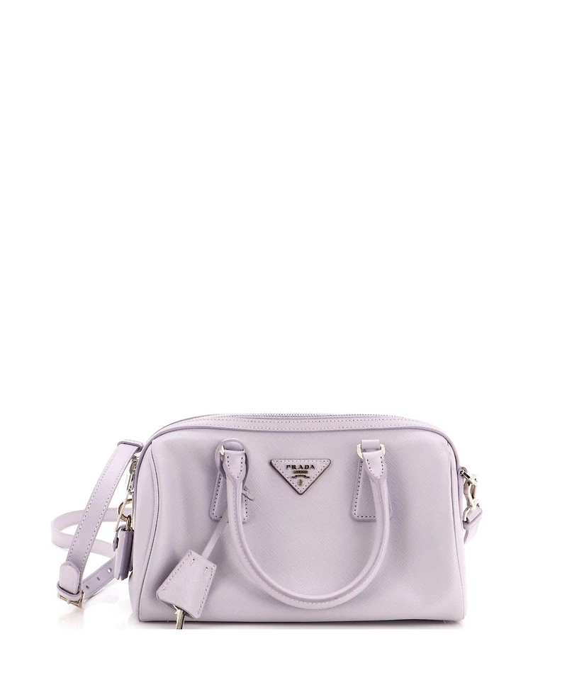 Pre-Owned Prada Small Lux Convertible Boston Bag Saffiano Leather