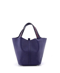 Pre-Owned Hermes Mm Picotin Lock Bag Tressage Epsom