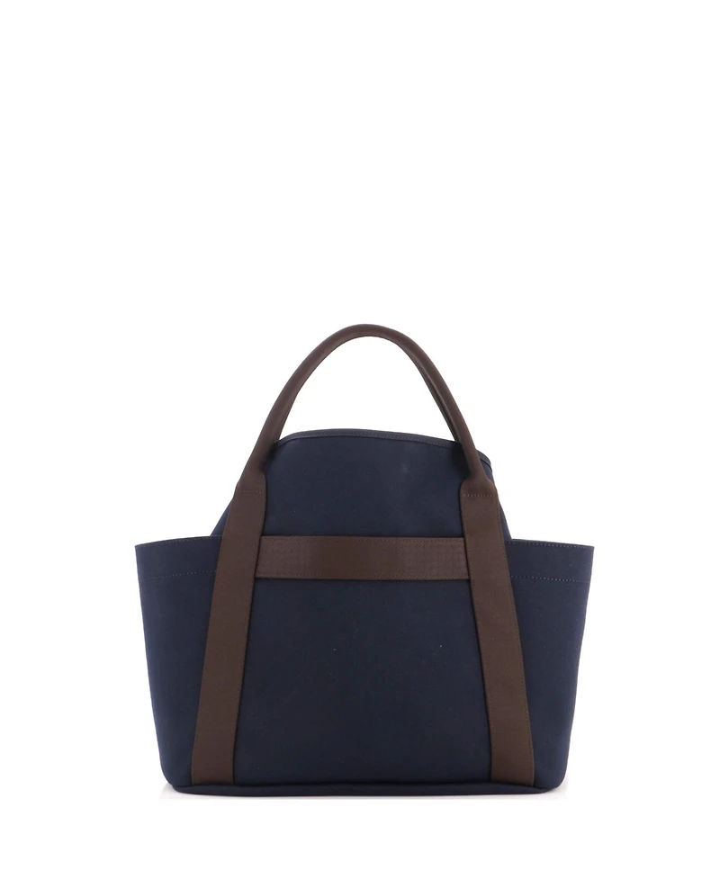 Pre-Owned Hermes Sac De Pansage Groom Handbag Canvas