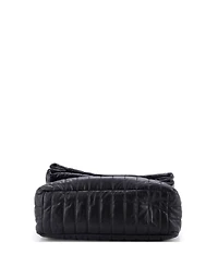 Pre-Owned Balenciaga Medium Monaco Chain Flap Shoulder Bag Quilted Leather