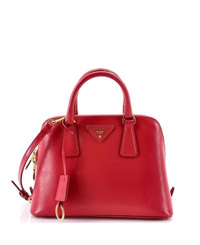 Pre-Owned Prada Small Promenade Bag Vernice Saffiano Leather