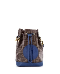 Pre-Owned Fendi Small Mon Tresor Bucket Bag Zucca Coated Canvas