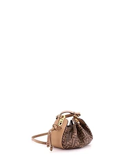 Pre-Owned Fendi Mini Pomodorino Bucket Bag Zucca Coated Canvas
