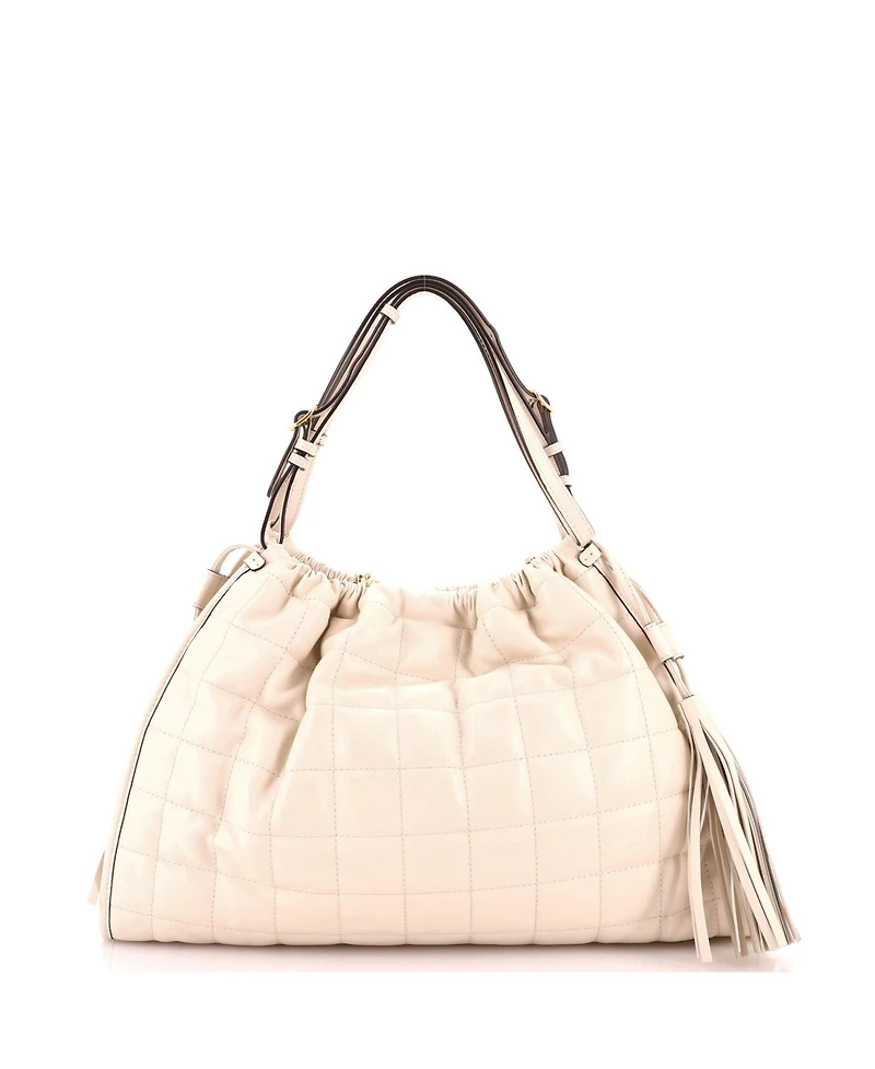 Pre-Owned Gucci Medium Deco Tote Matelasse Leather