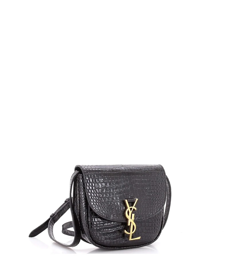 Pre-Owned Saint Laurent Small Kaia Shoulder Bag Embossed Leather