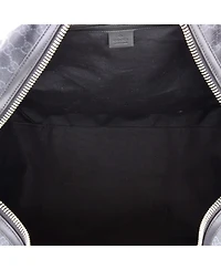 Pre-Owned Gucci Large Convertible Duffle Bag Gg Coated Canvas
