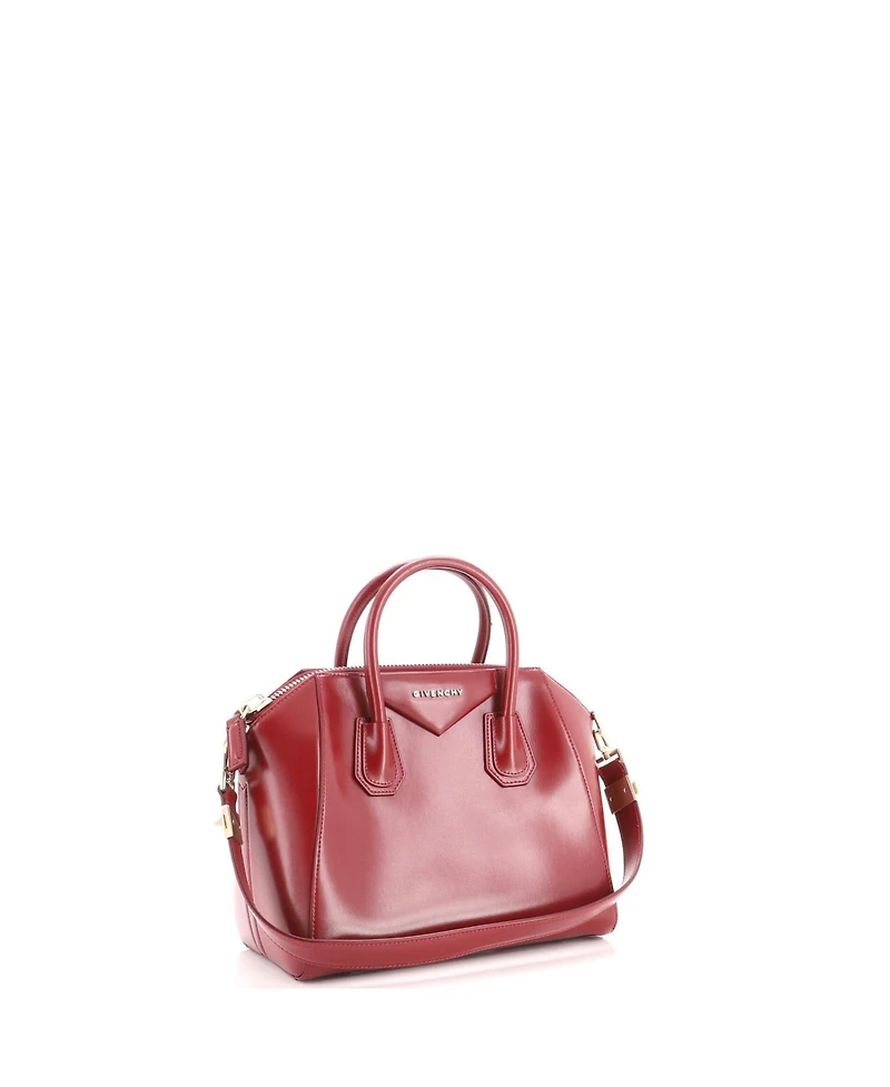Pre-Owned Givenchy Small Antigona Bag Glazed Leather