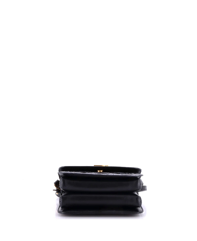 Pre-Owned Balenciaga Small B. Dot Flap Bag Embossed Leather