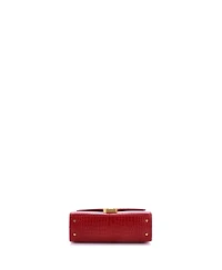 Pre-Owned Saint Laurent Mini Cassandra Top Handle Bag Embossed Leather