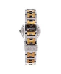 Pre-Owned Hermes Clipper Quartz Watch in Stainless Steel with Plated Metal 24mm