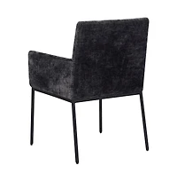 Meridian Furniture Reeves chenille Fabric Dining Chair