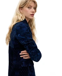 Desigual Women's Straight jacquard coat