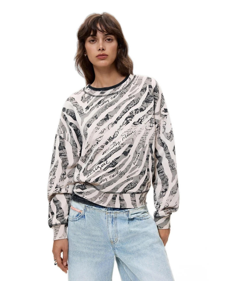 Desigual Women's Printed Mickey sweatshirt