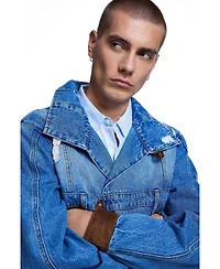 Desigual Men's Embroidered denim jacket