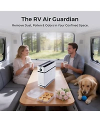 Airdog Usa X1+ Air Purifier for Home,Tpa Technology Up to 20X More Effective than Hepa,Portable Air Cleaner for Rv with 3 Modes