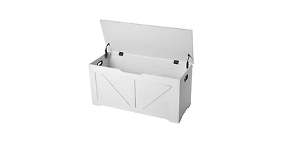 Flynama Wooden Kids Storage Toy Bench