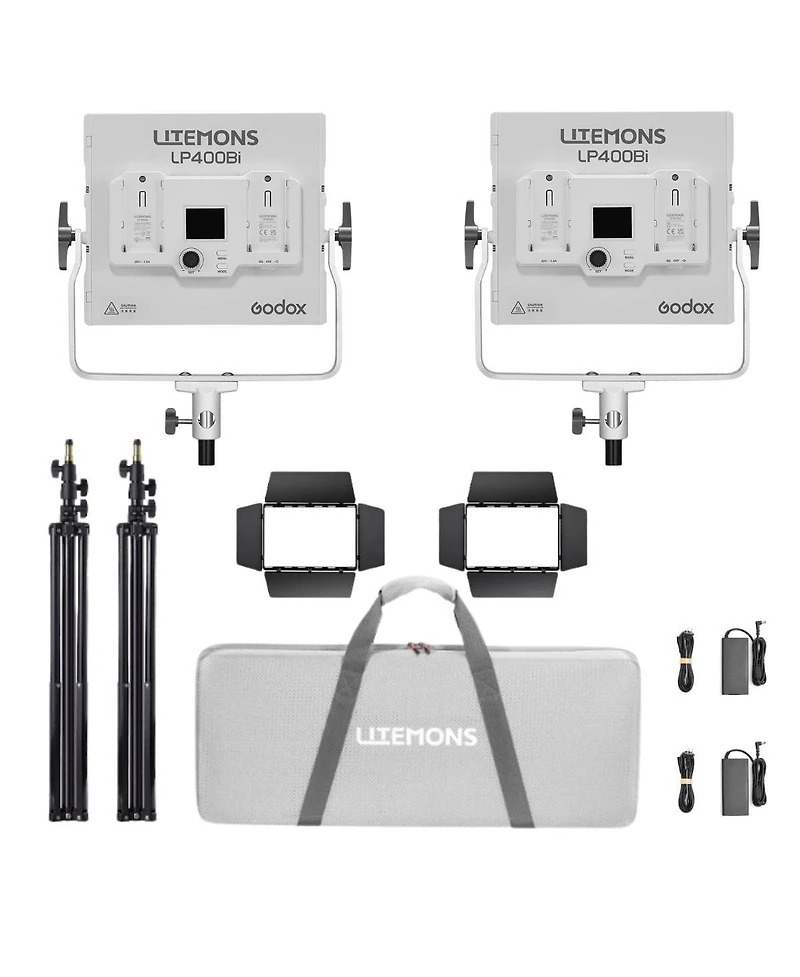 Godox Litemons LP400Bi 36W Bi-Color Led 2-Light Panel Kit