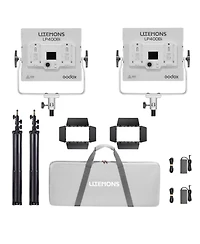 Godox Litemons LP400Bi 36W Bi-Color Led 2-Light Panel Kit