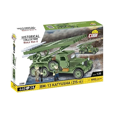Cobi World War Ii Bm-13 Katyusha (Zis-6) 440-Piece Building Set, Ages 8+