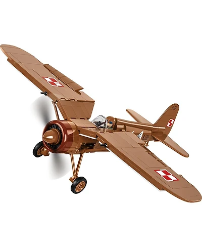 Cobi Historical Collection Wwii Pzl P.11c 320-Piece Building Set, Ages 7+