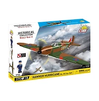 Cobi Historical Collection Wwii Hawker Hurricane (No 302 Sqn. Raf) 375-Piece Building Set, Ages 8+