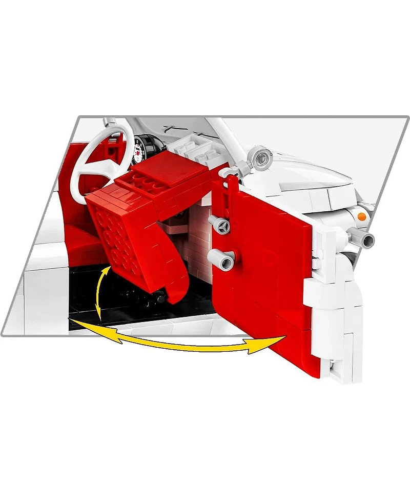 Cobi Fiat Abarth 595 1091-Piece Building Set, Ages 10+
