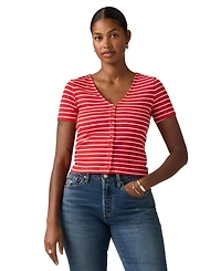 Levi's Women's Muse Short-Sleeve V-Neck Top