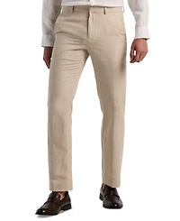 Perry Ellis Men's Classic-Fit Linen Blend Herringbone Pants