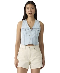 Levi's Women's Mainline V-Neck Cotton Racer Vest