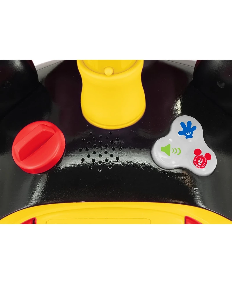 Kiddieland Zoom Zoom Ride-On: Mickey with Interactive Lights & Sounds, Ages 12-24 Months