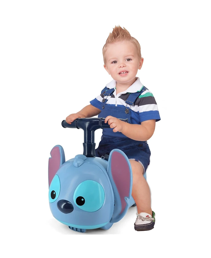 Kiddieland Zoom Ride-On: Stitch Interactive Dashboard Ride-On, Ages 12-36 Months