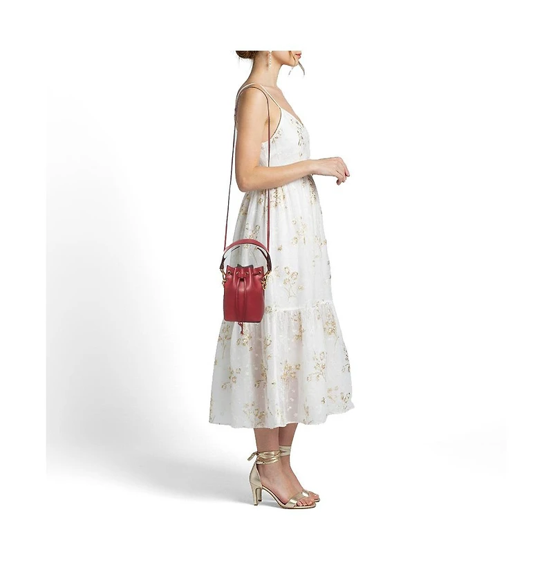 Pre-Owned Fendi Women's Mon Tresor Mini Leather Bucket Bag