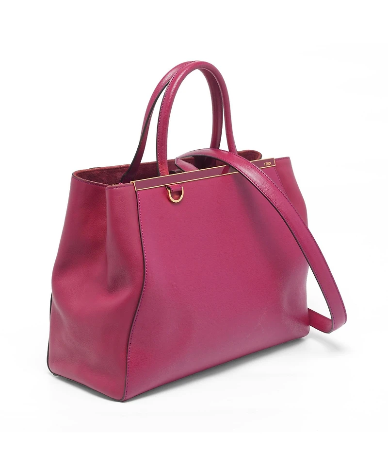 Pre-Owned Fendi Women's 2Jours Medium Leather Tote Bag