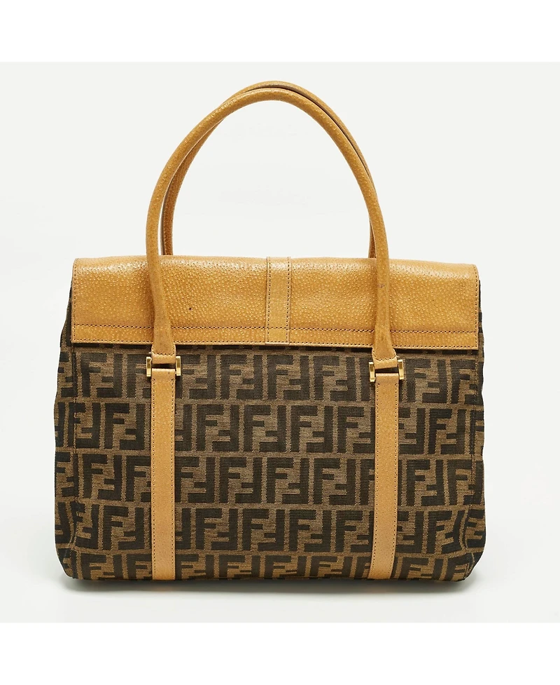 Pre-Owned Fendi women's Coated Canvas bag