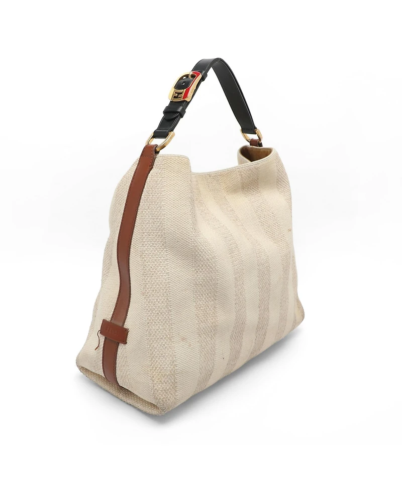 Pre-Owned Fendi Canvas Shoulder Bag