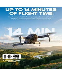 Contixo F26 Volant Fpv Drone, 2 Batteries with 18 Min Flight Each, 4.3" Screen Controller, Optical Flow, 4-Sided Obstacle Avoidance, Ages 14+
