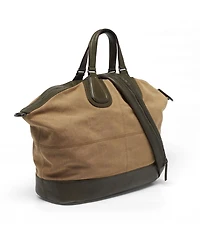 Pre-Owned Givenchy Women's Nightingale Large Canvas and Leather Satchel