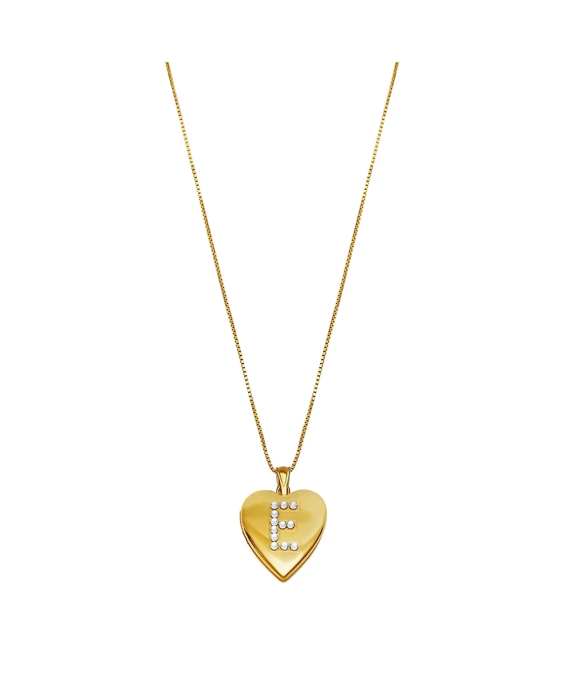 The M Jewelers Initial Locket Necklace