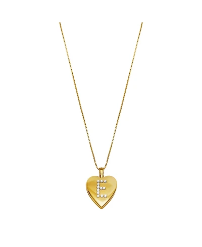 The M Jewelers Initial Locket Necklace