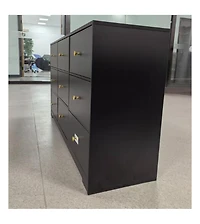 Gaomon Wide Modern Chest Of Drawers, Spacious 9 Drawer Dresser With Round Metal Pull Handles, Functional Storage Cabinet For Bedroom Living Room