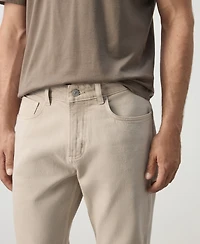 Mango Men's Ben Cropped Tapered-Fit Jeans