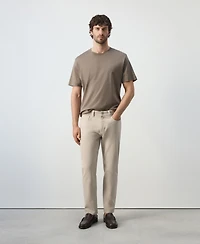 Mango Men's Ben Cropped Tapered-Fit Jeans
