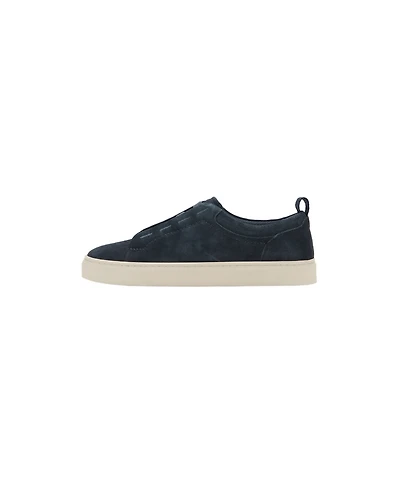 Mango Men's Vibram Sole Suede Leather Sneakers