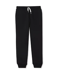 Lands' End Kids Husky High Pile Fleece Lined Jogger Sweatpants