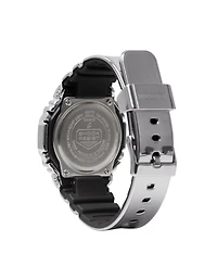 G-Shock Men's Analog Digital Silver-Tone Silicone Watch 44.4mm