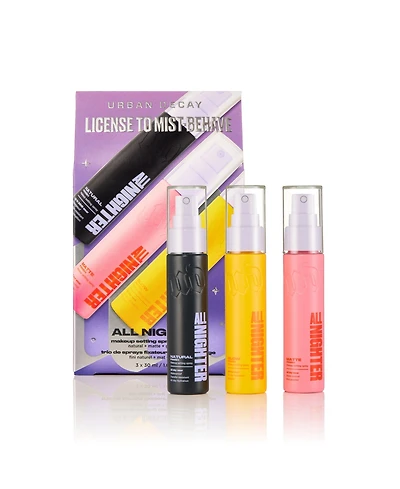 Urban Decay 3-Piece Make It Neat All Nighter Setting Spray Discovery Set