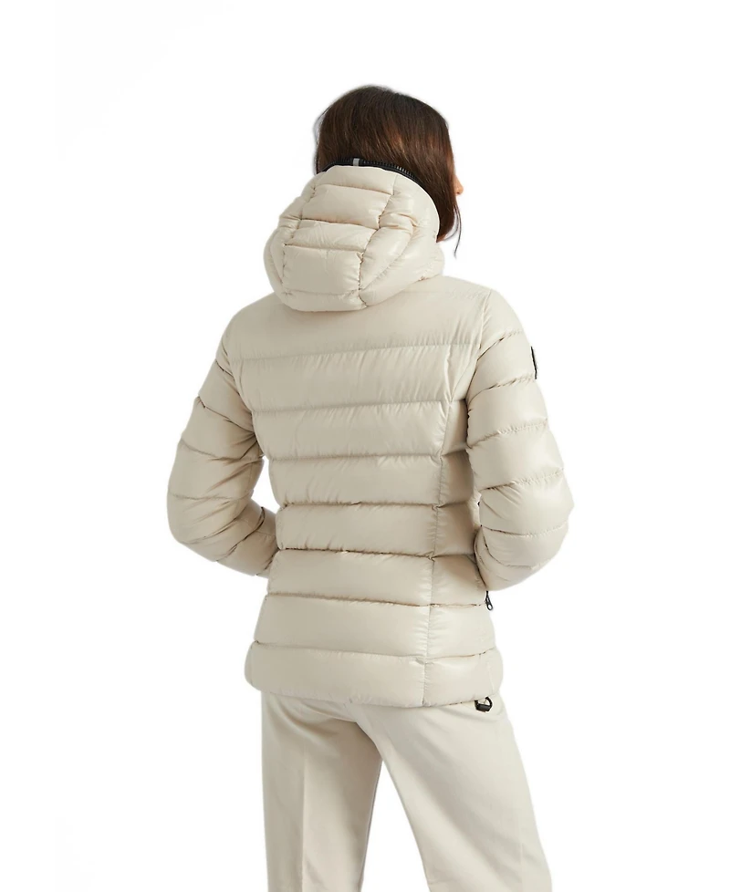 JACK1T Women's Hooded Quilted Puffer Jacket
