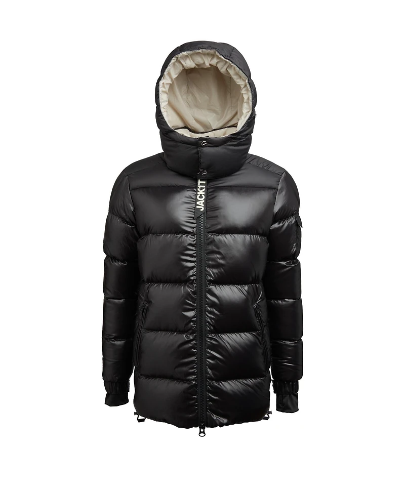 JACK1T Women's High Collar Down Puffer Jacket