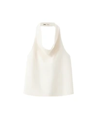 Mango Women's Draped Halter Top