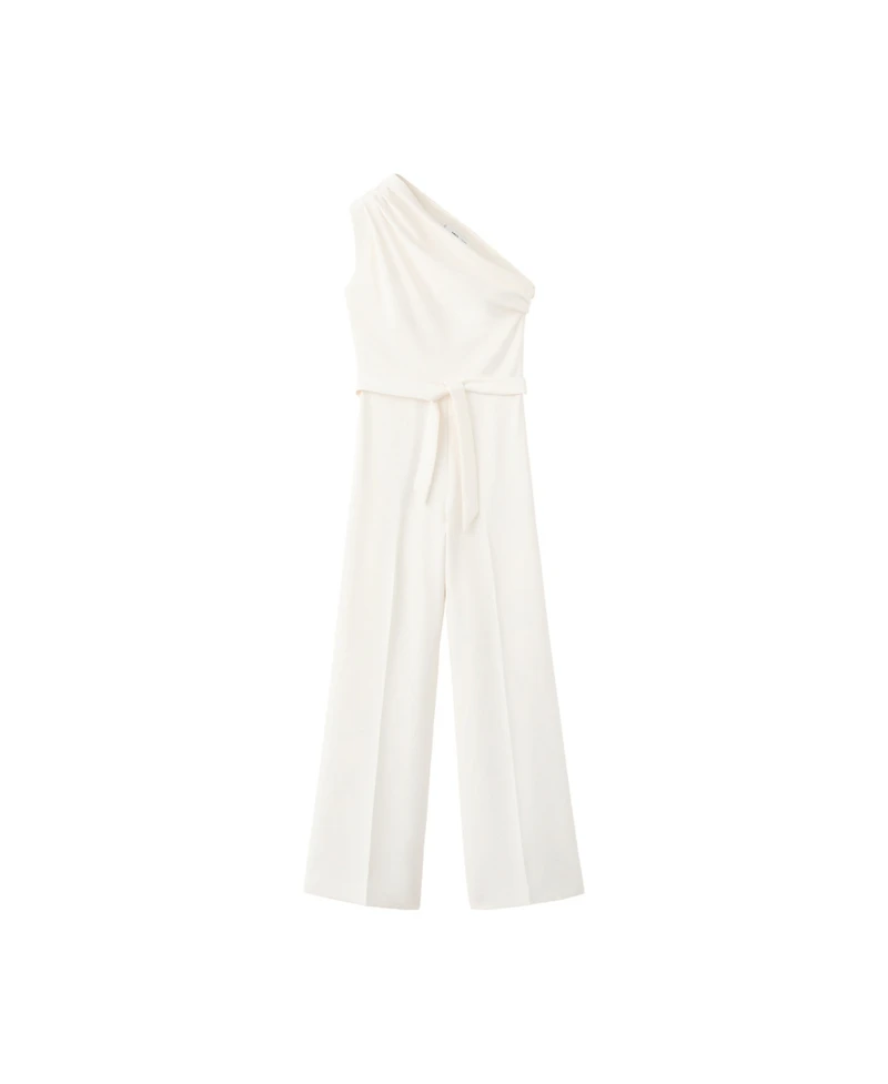 Mango Women's Asymmetric Belt Jumpsuit